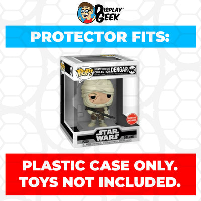 Pop Protector for Bounty Hunters Collection Dengar #440 Funko Pop Deluxe on The Protector Guide App by Display Geek