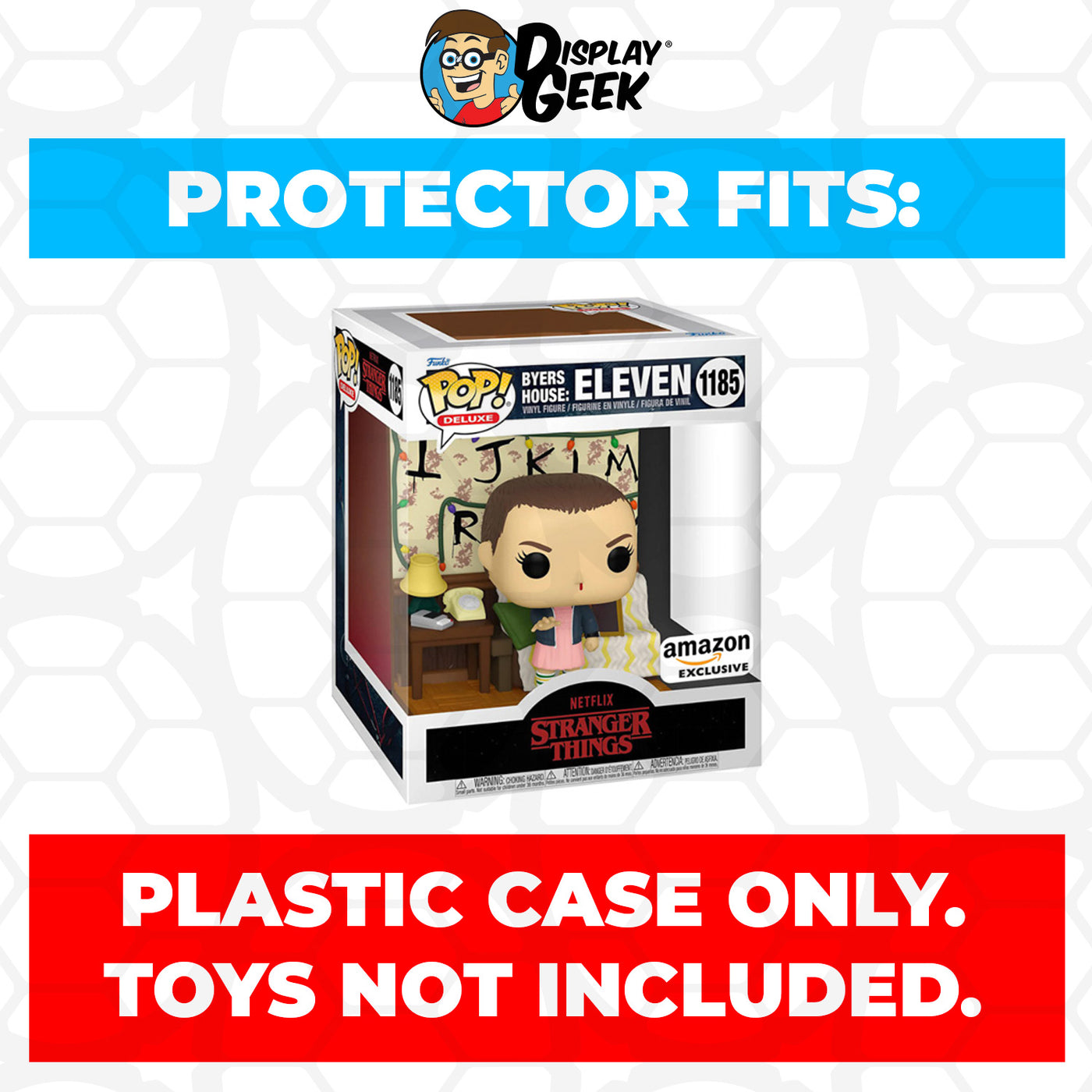 Pop Protector for Stranger Things Byers House Eleven #1185 Funko Pop Deluxe on The Protector Guide App by Display Geek