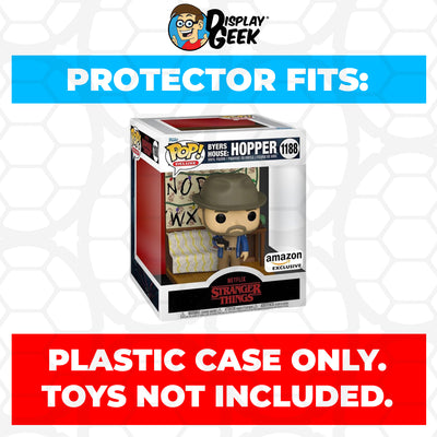 Pop Protector for Stranger Things Byers House Hopper #1188 Funko Pop Deluxe on The Protector Guide App by Display Geek