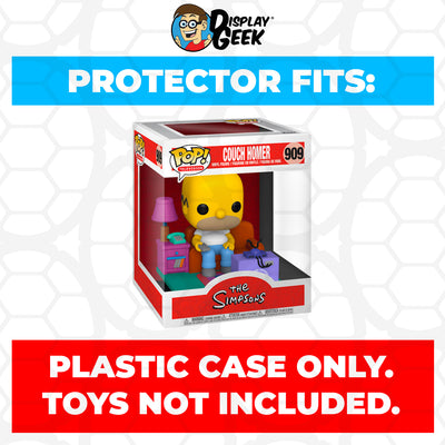 Pop Protector for Couch Homer #909 Funko Pop Deluxe on The Protector Guide App by Display Geek