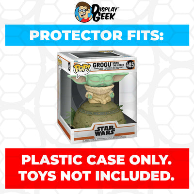 Pop Protector for Grogu Using the Force Lights & Sound #485 Funko Pop Deluxe on The Protector Guide App by Display Geek