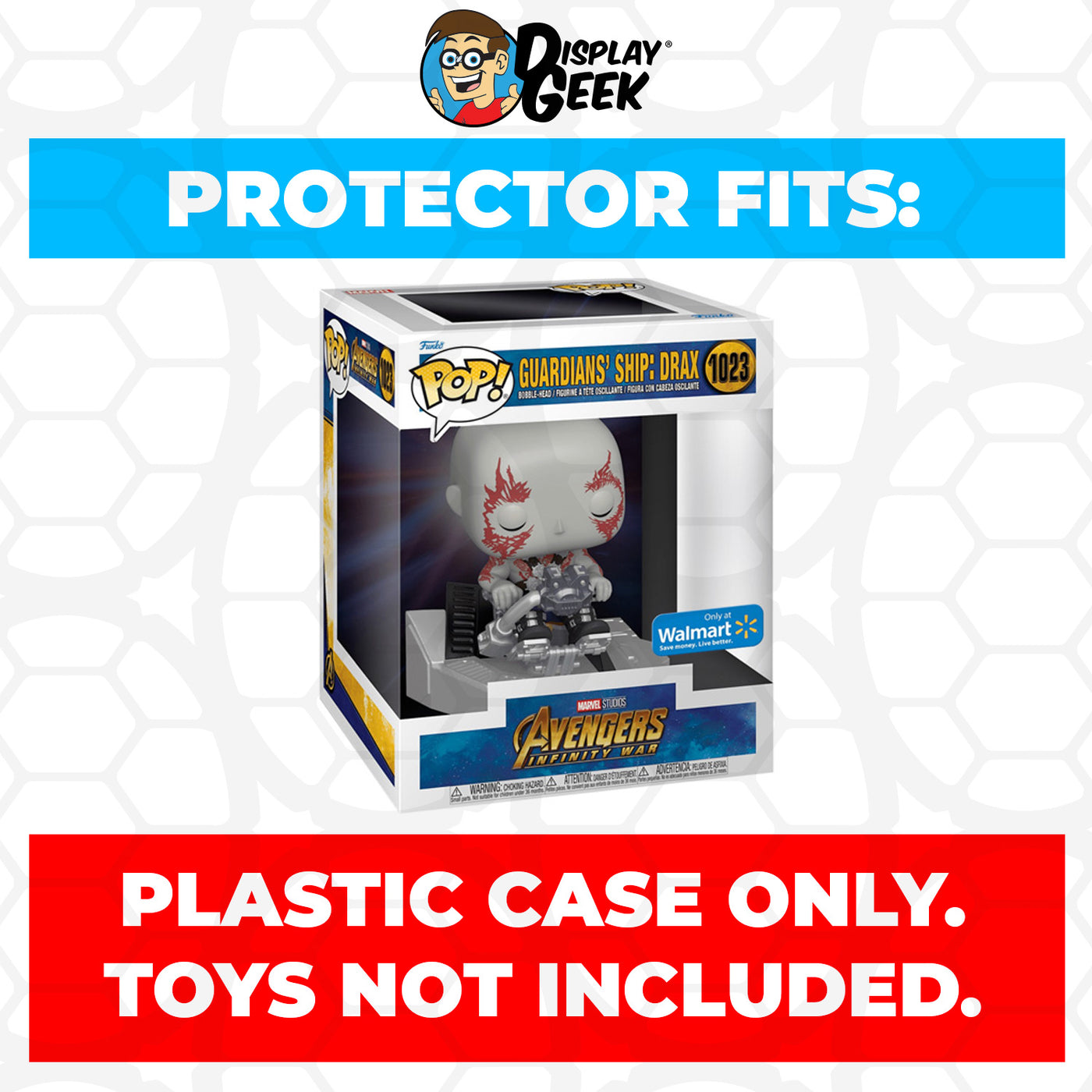 Pop Protector for Guardians Ship Drax in Benatar #1023 Funko Pop Deluxe on The Protector Guide App by Display Geek