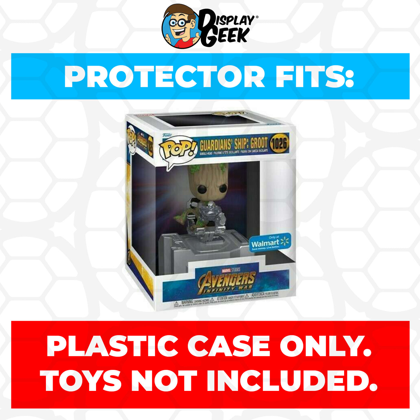 Pop Protector for Guardians Ship Groot in Benatar #1026 Funko Pop Deluxe on The Protector Guide App by Display Geek