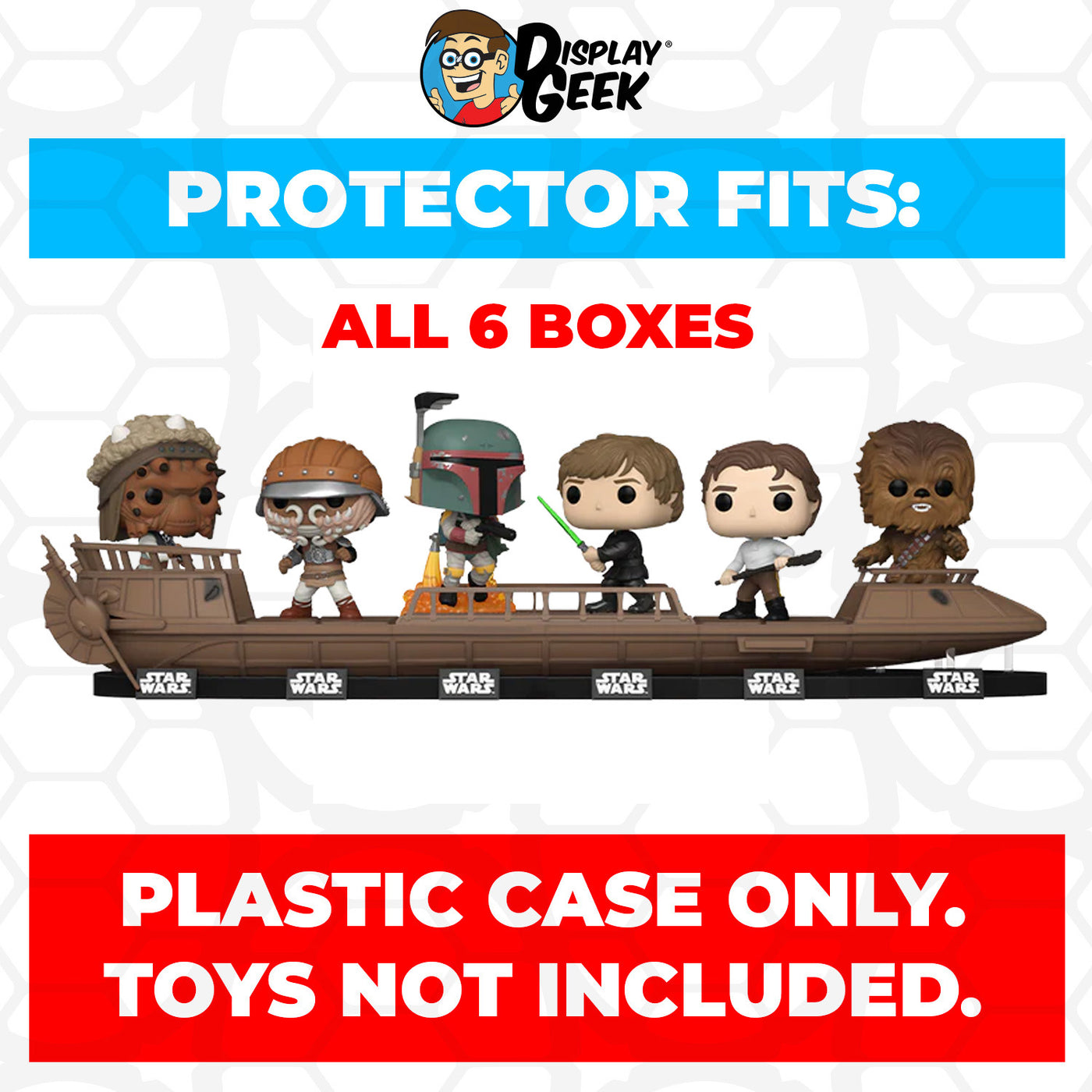 Pop Protector for Jabba's Skiff Boba Fett #623 Funko Pop Deluxe on The Protector Guide App by Display Geek