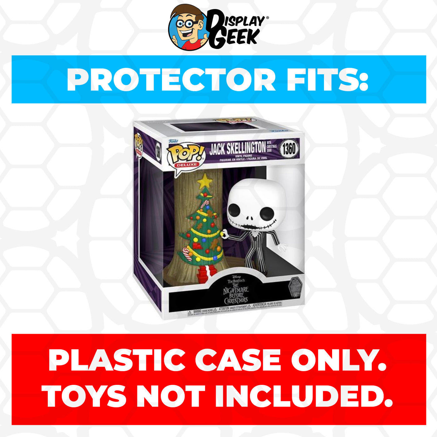 Pop Protector for Jack Skellington with Christmas Door #1360 Funko Pop Deluxe on The Protector Guide App by Display Geek