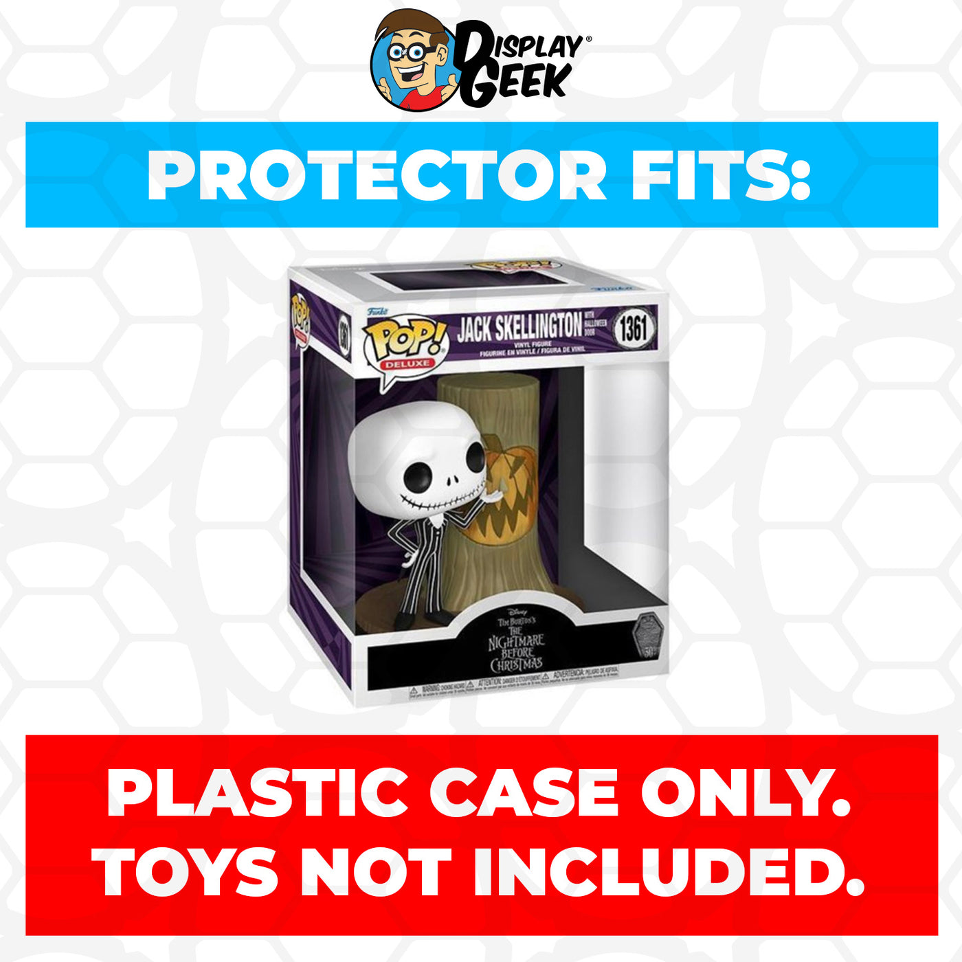 Pop Protector for Jack Skellington with Halloween Door #1361 Funko Pop Deluxe on The Protector Guide App by Display Geek