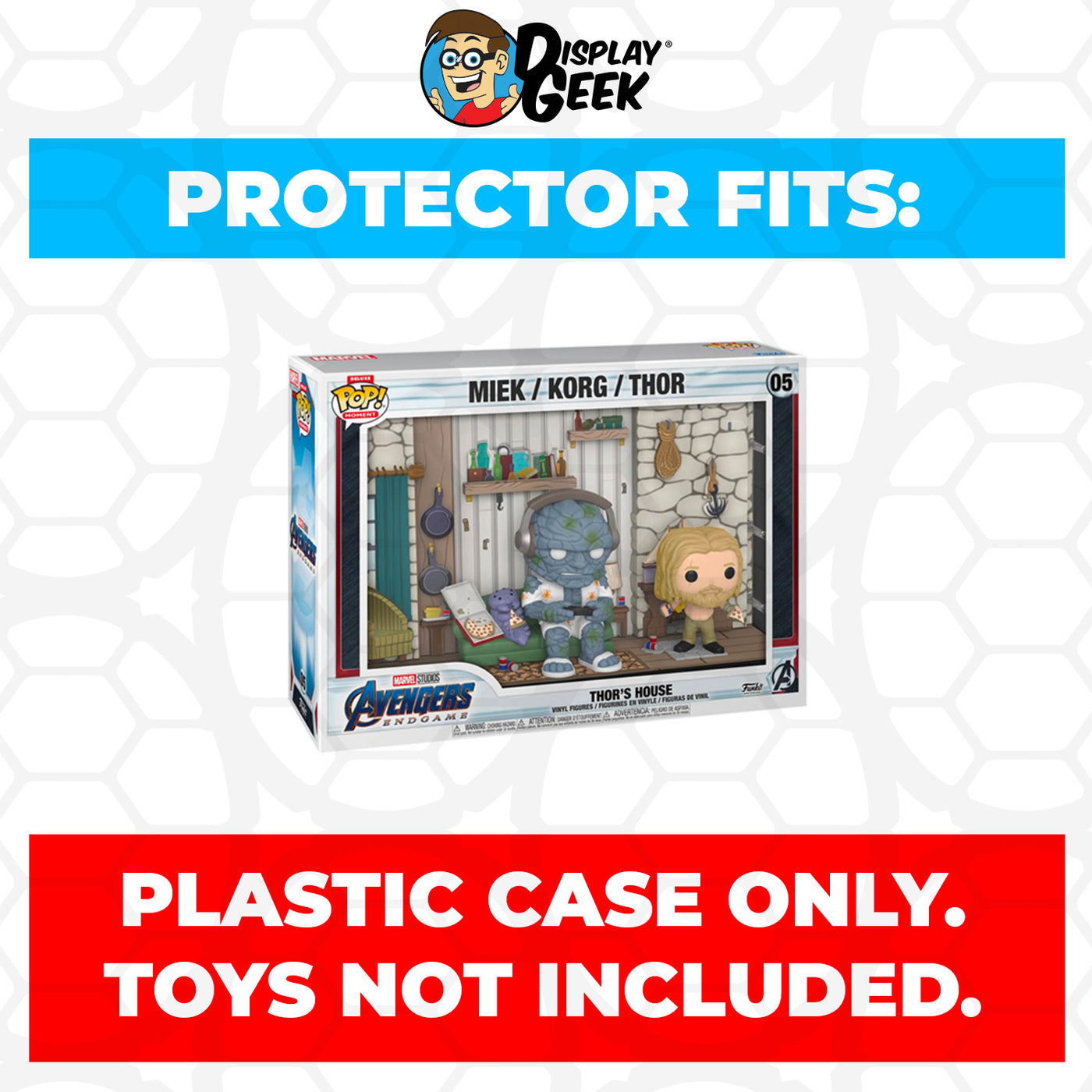 Pop Protector for Thor's House #05 Funko Pop Moment Deluxe on The Protector Guide App by Display Geek