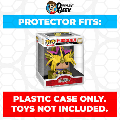 Pop Protector for Pharaoh Atem #1059 Funko Pop Deluxe on The Protector Guide App by Display Geek