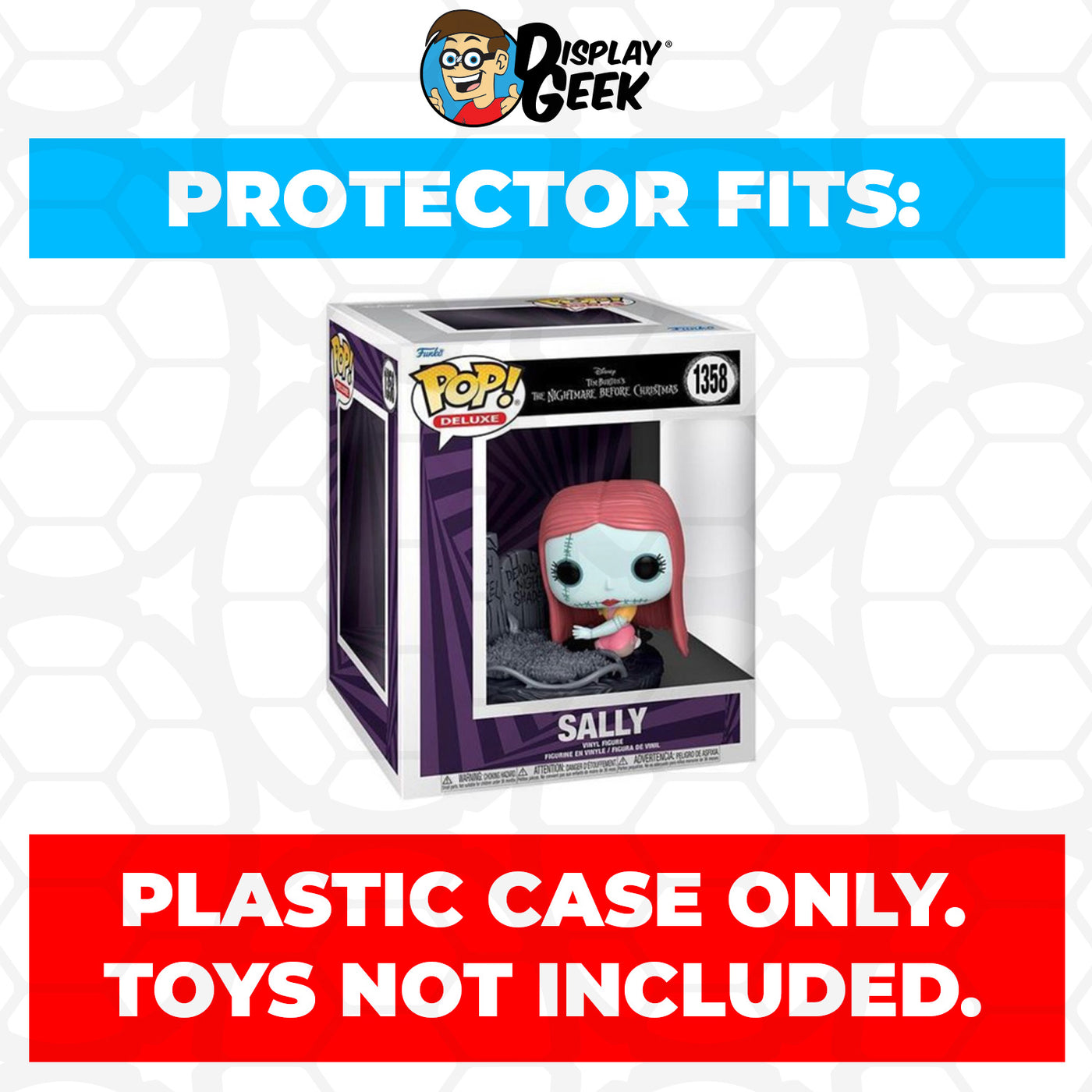 Pop Protector for Sally with Gravestone #1358 Funko Pop Deluxe on The Protector Guide App by Display Geek