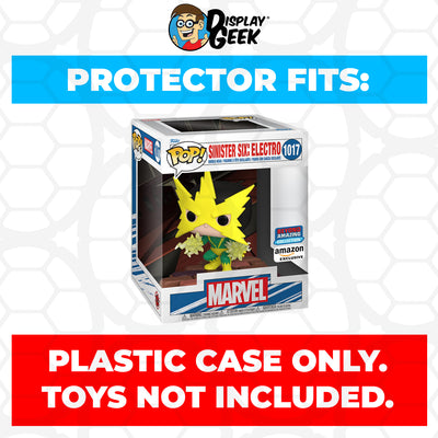 Pop Protector for Sinister Six Electro #1017 Funko Pop Deluxe on The Protector Guide App by Display Geek