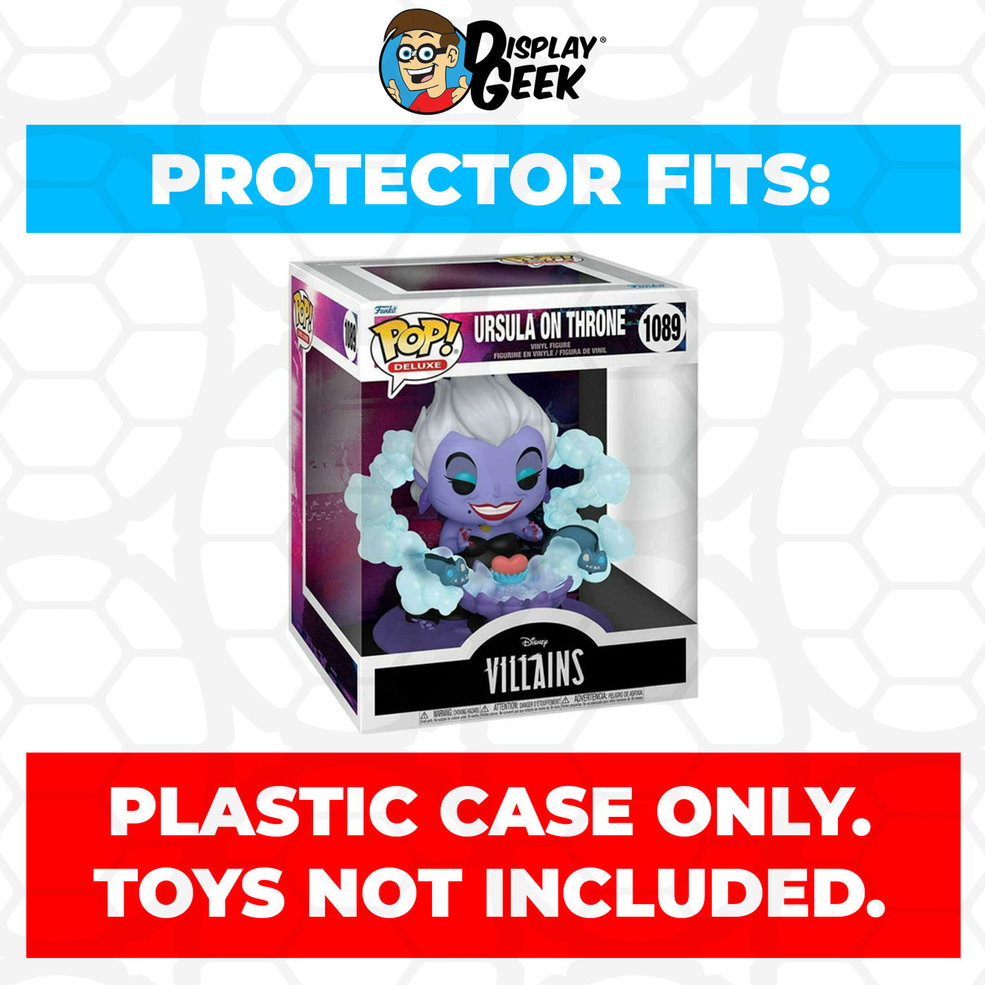 Pop Protector for Ursula on Throne #1089 Funko Pop Deluxe on The Protector Guide App by Display Geek