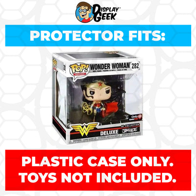 Pop Protector for Wonder Woman Jim Lee #282 Funko Pop Deluxe on The Protector Guide App by Display Geek