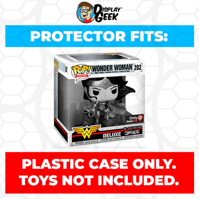 Pop Protector for Wonder Woman Jim Lee Black & White #282 Funko Pop Deluxe on The Protector Guide App by Display Geek