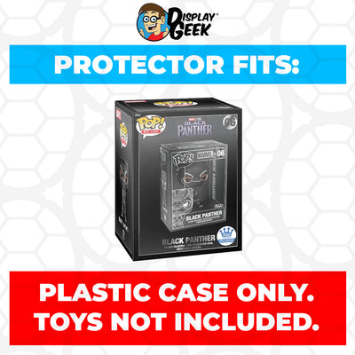 Pop Protector for Black Panther #06 Funko Pop Die-Cast Outer Box on The Protector Guide App by Display Geek