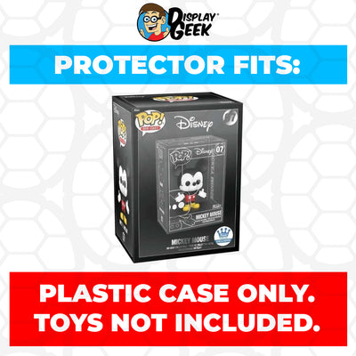 Pop Protector for Mickey Mouse Chase Silver #07 Funko Pop Die-Cast Outer Box on The Protector Guide App by Display Geek