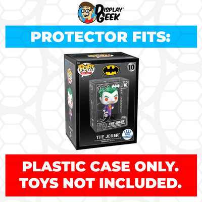 Pop Protector for The Joker Chase Silver #10 Funko Pop Die-Cast Outer Box on The Protector Guide App by Display Geek