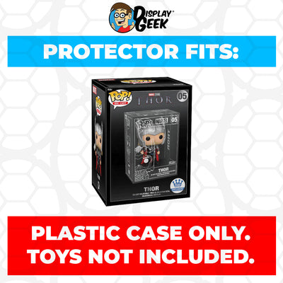 Pop Protector for Thor #05 Funko Pop Die-Cast Outer Box on The Protector Guide App by Display Geek