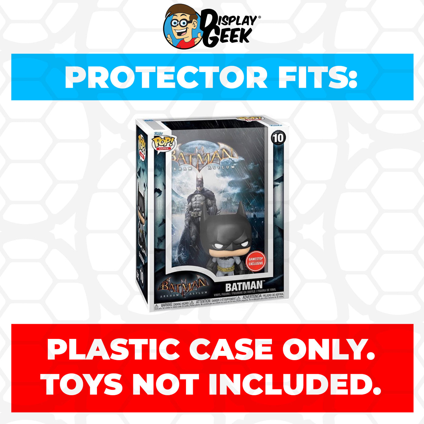 Pop Protector for Batman Arkham Asylum #10 Funko Pop Game Covers on The Protector Guide App by Display Geek