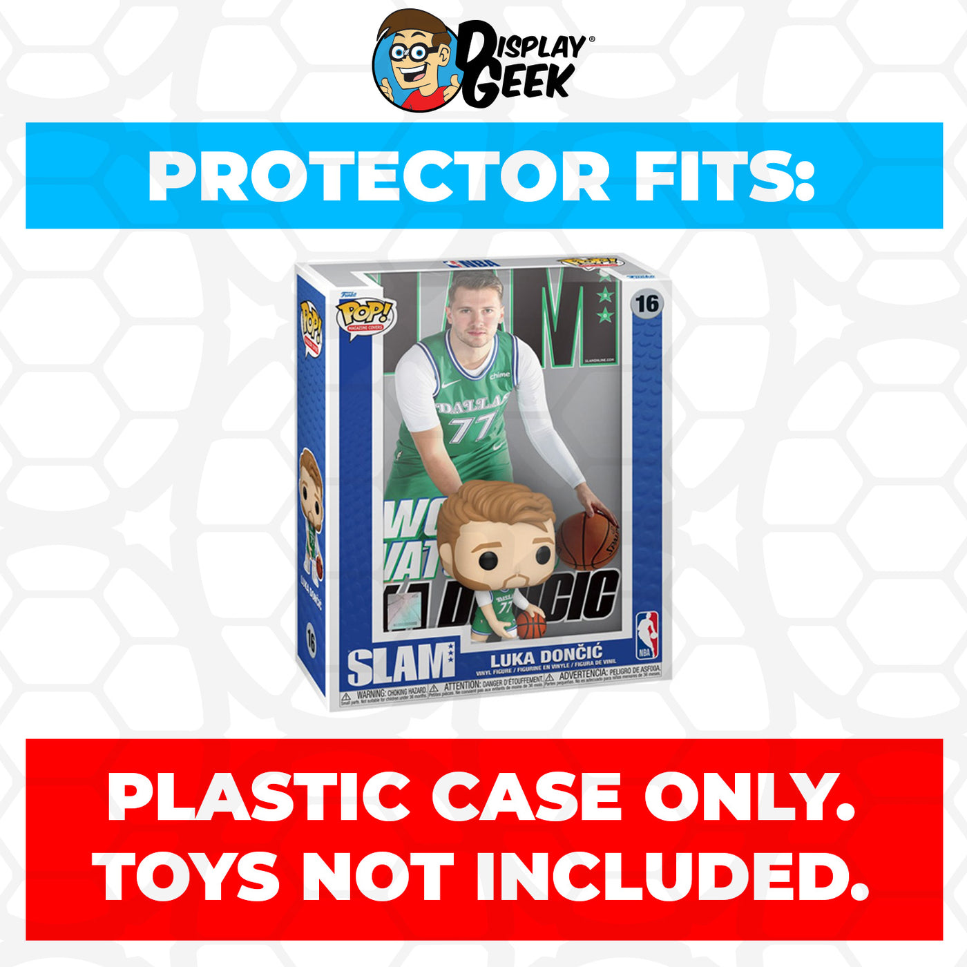 Pop Protector for Luka Doncic #16 Funko Pop Magazine Covers on The Protector Guide App by Display Geek