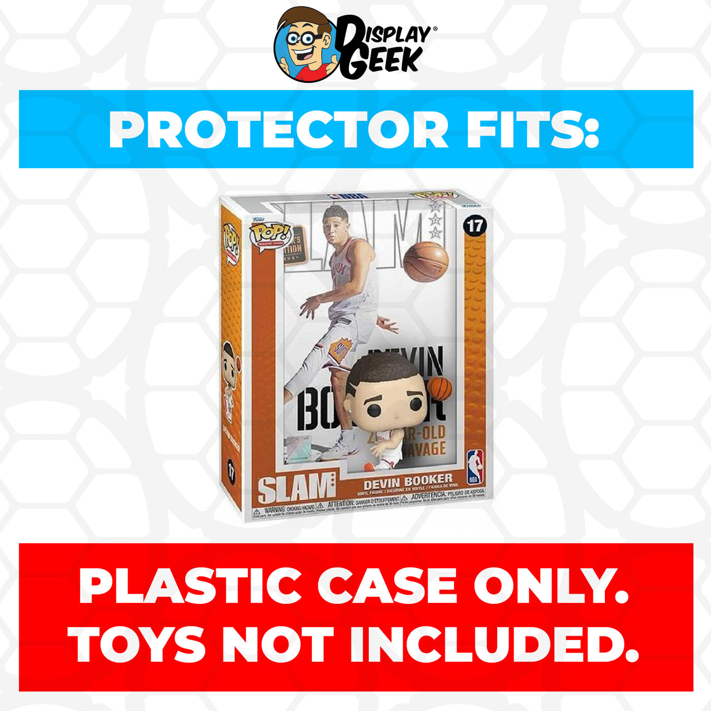 Pop Protector for Devin Booker #17 Funko Pop Magazine Covers on The Protector Guide App by Display Geek