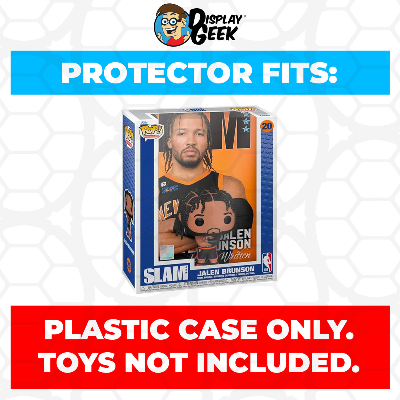 Pop Protector for Jalen Brunson #20 Funko Pop Magazine Covers on The Protector Guide App by Display Geek