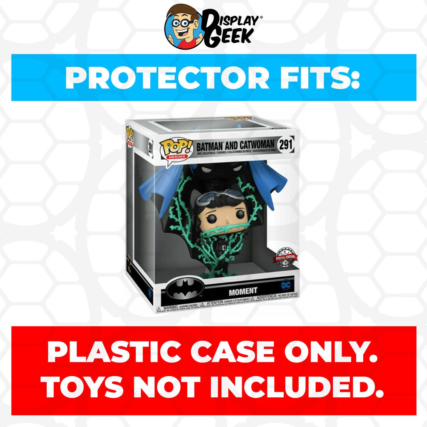 Pop Protector for Batman and Catwoman in Ivy #291 Funko Pop Moment on The Protector Guide App by Display Geek