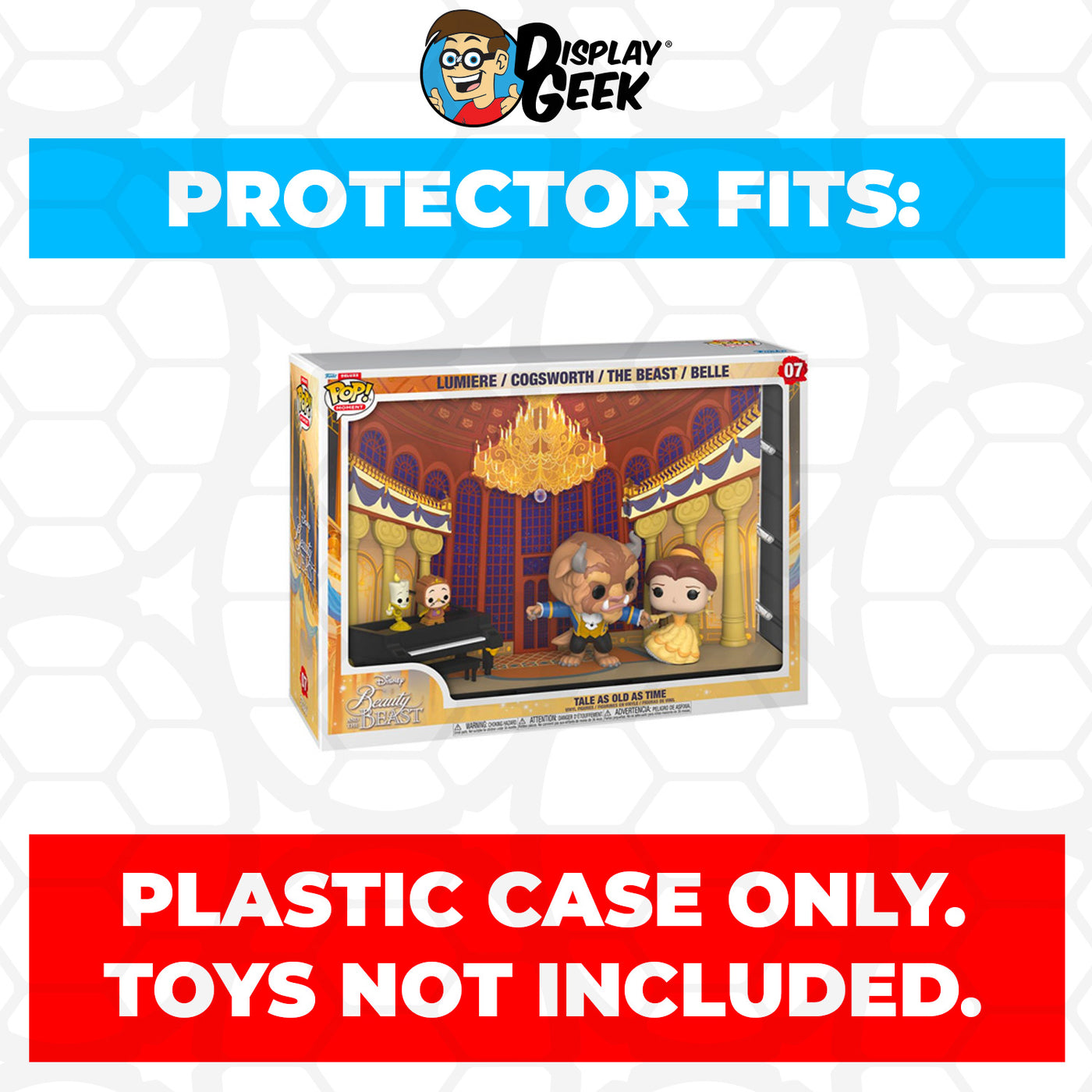 Pop Protector for Beauty and the Beast Tale as Old as Time #07 Funko Pop Moment Deluxe on The Protector Guide App by Display Geek