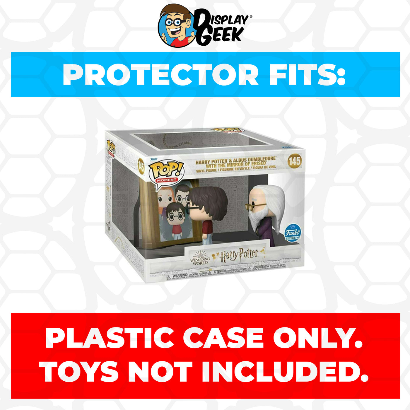 Pop Protector for Harry Potter Dumbledore Mirror Erised #145 Funko Pop Moment on The Protector Guide App by Display Geek