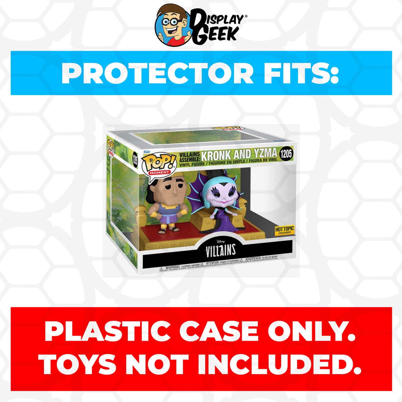 Pop Protector for Villains Assemble Kronk and Yzma #1205 Funko Pop Moment on The Protector Guide App by Display Geek