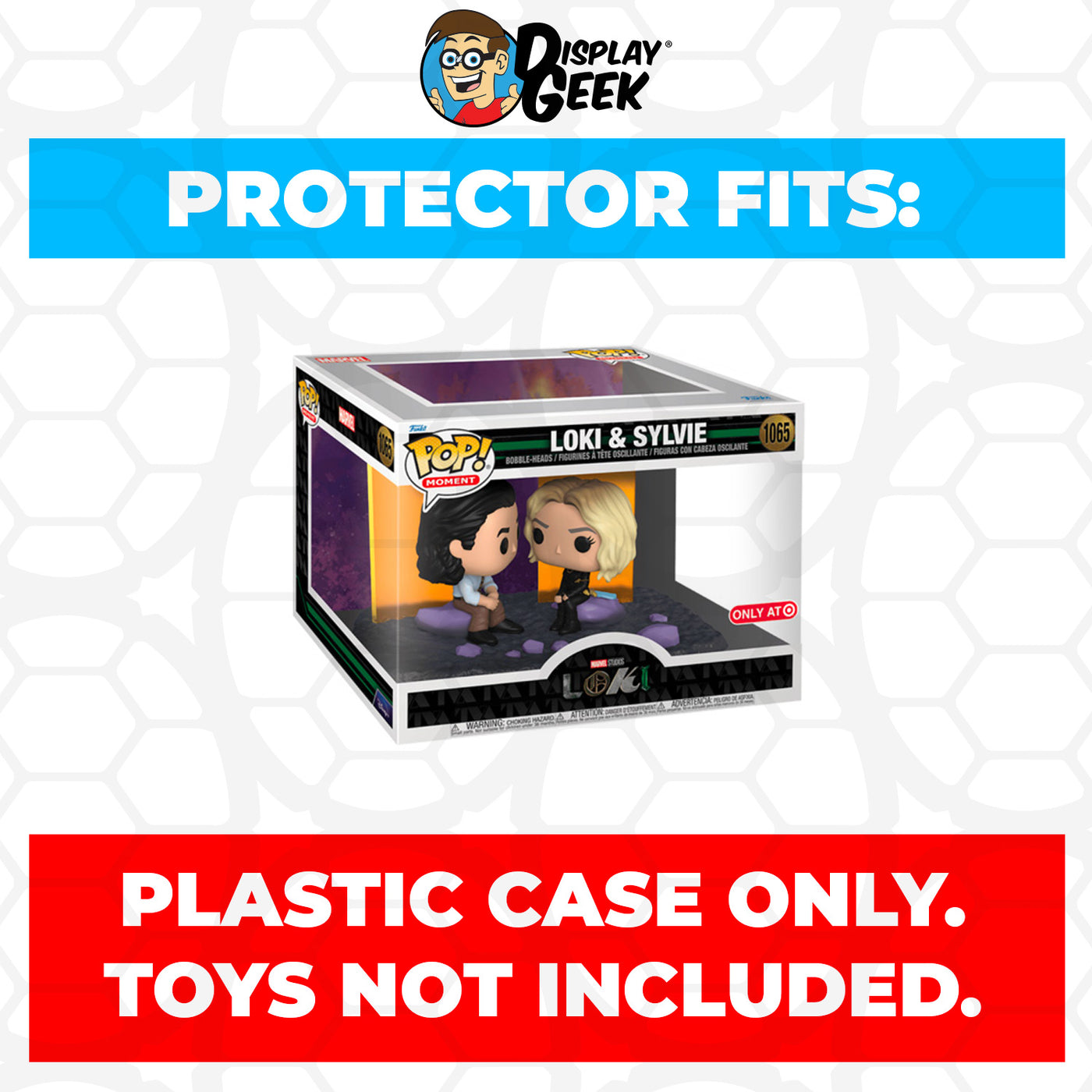 Pop Protector for Loki & Sylvie #1065 Funko Pop Moment on The Protector Guide App by Display Geek