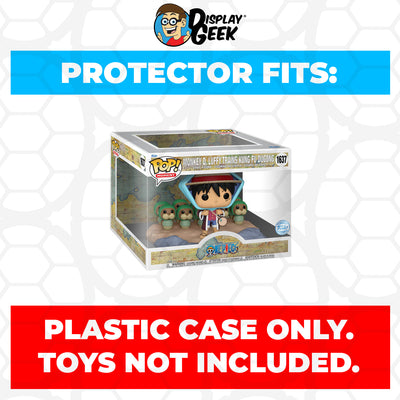 Pop Protector for One Piece Monkey D. Luffy Trains Kung Fu Dugong #1637 Funko Pop Moment on The Protector Guide App by Display Geek