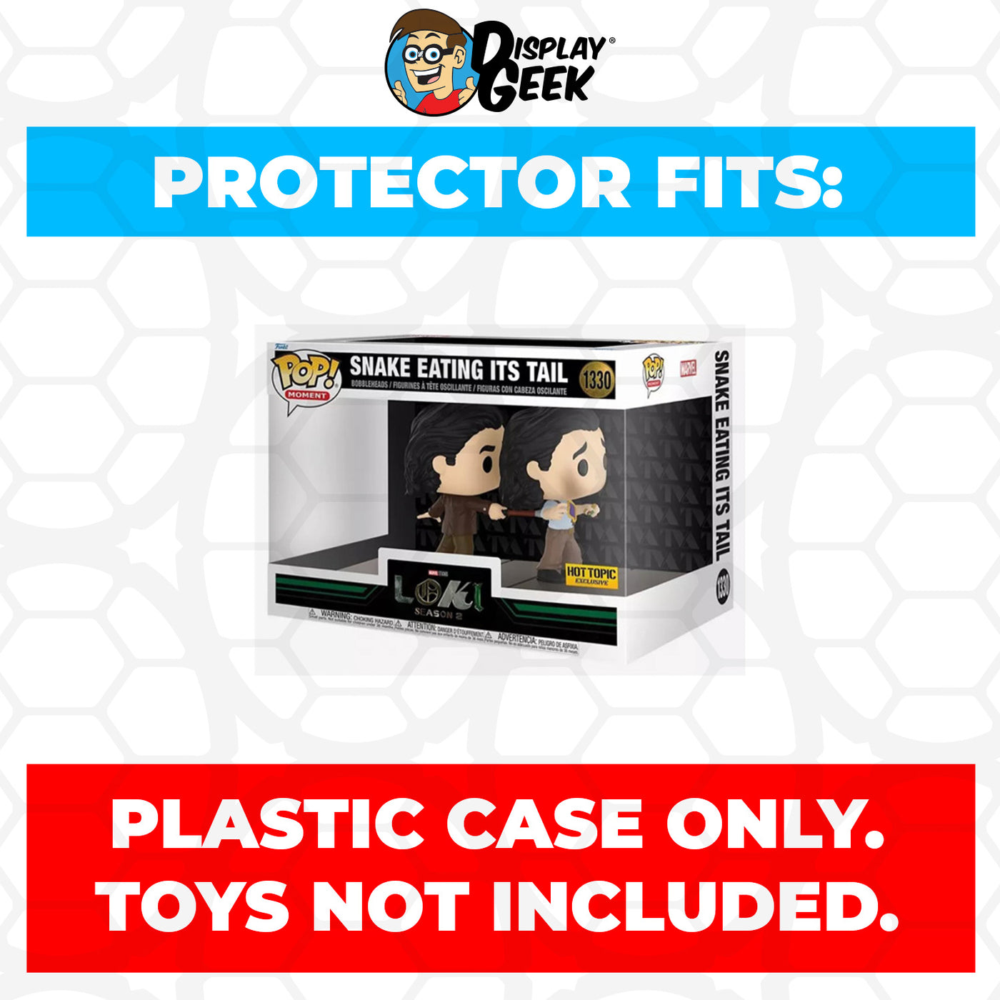 Pop Protector for Snake Eating Its Tail #1330 Funko Pop Moment on The Protector Guide App by Display Geek