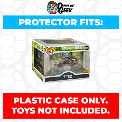 Pop Protector for Villains Assemble Scar with Hyenas #1204 Funko Pop Moment on The Protector Guide App by Display Geek