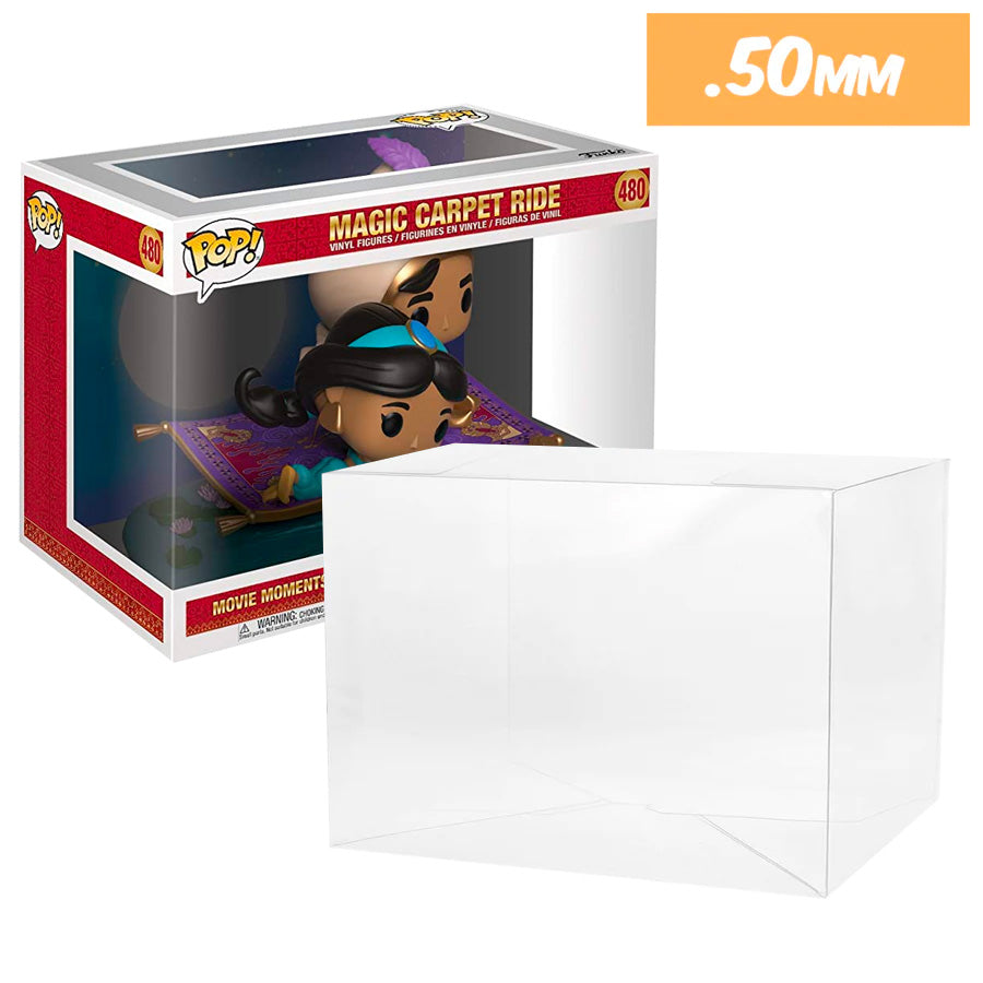 pop movie moments magic carpet ride best funko pop protectors thick strong uv scratch flat top stack vinyl display geek plastic shield vaulted eco armor fits collect protect display case kollector protector