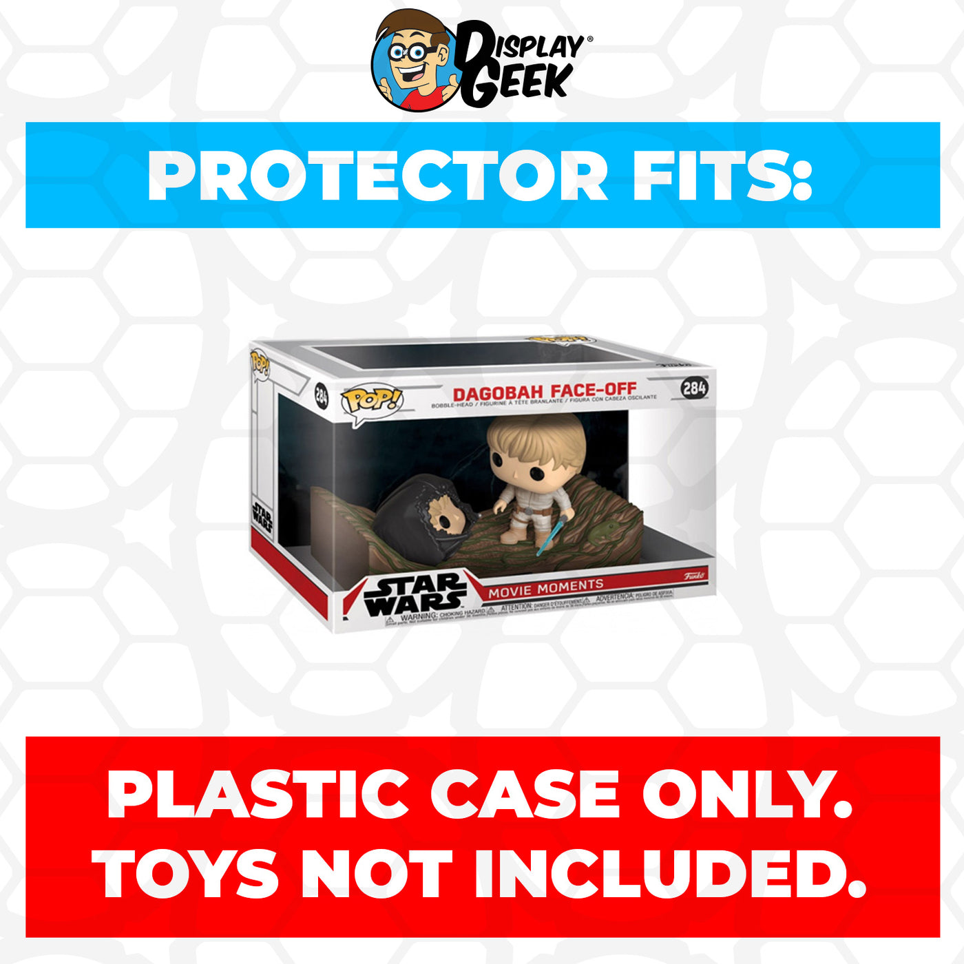 Pop Protector for Dagobah Face-Off #284 Funko Pop Movie Moments on The Protector Guide App by Display Geek