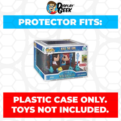 Pop Protector for Kiss the Girl #546 Funko Pop Movie Moments on The Protector Guide App by Display Geek and Kollector Protector - 0.60mm Thick UV Resistant Funko Pop Shield Protectors - The Best Quality Ultra Premium, Superior Strength, High Ultraviolet Protection, Scratch Resistant Coating, Reinforced Edges, Flat Top Stacking