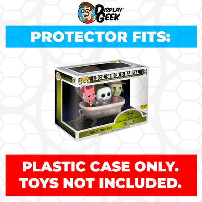 Pop Protector for Lock, Shock & Barrel in Tub #474 Funko Pop Movie Moments on The Protector Guide App by Display Geek