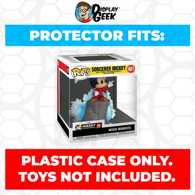 Pop Protector for Sorcerer Mickey #481 Funko Pop Movie Moments on The Protector Guide App by Display Geek