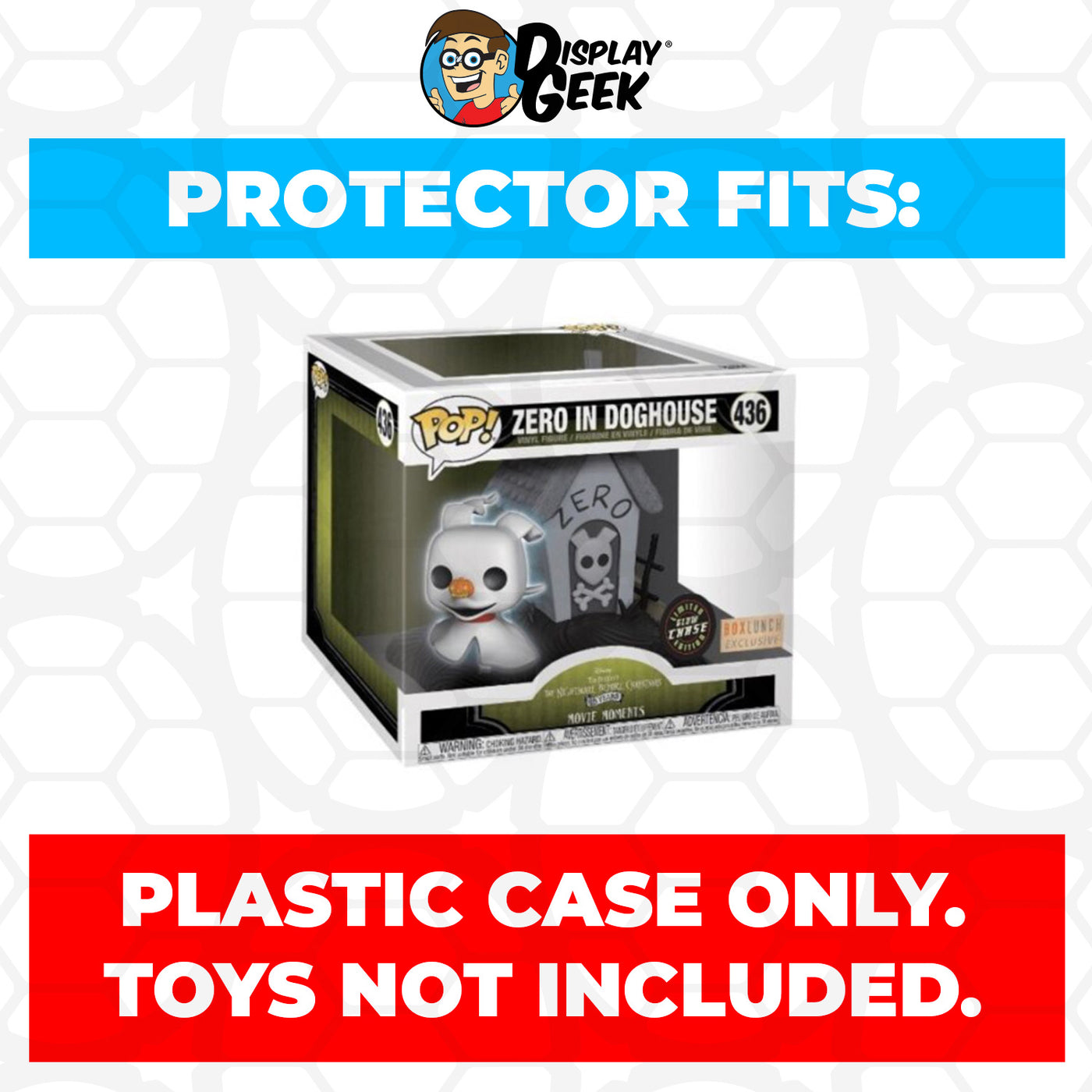 Pop Protector for Zero in Doghouse Chase Glow #436 Funko Pop Movie Moments on The Protector Guide App by Display Geek