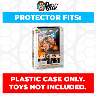 Pop Protector for Ron, Harry & Hermione #14 Funko Pop Movie Posters on The Protector Guide App by Display Geek