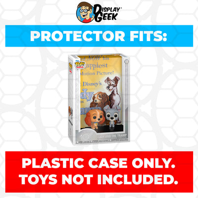 Pop Protector for Lady and the Tramp #15 Funko Pop Movie Posters on The Protector Guide App by Display Geek