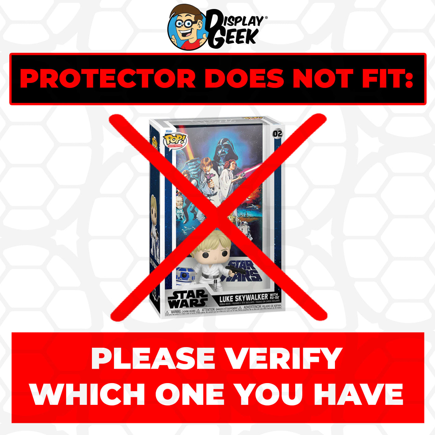 POP MOVIE POSTERS Pop Protectors for Funko (50mm Thick) 17.25h x 11.5w x 5.75d