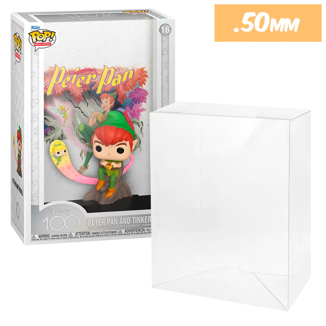 pop movie posters peter pan best funko pop protectors thick strong uv scratch flat top stack vinyl display geek plastic shield vaulted eco armor fits collect protect display case kollector protector