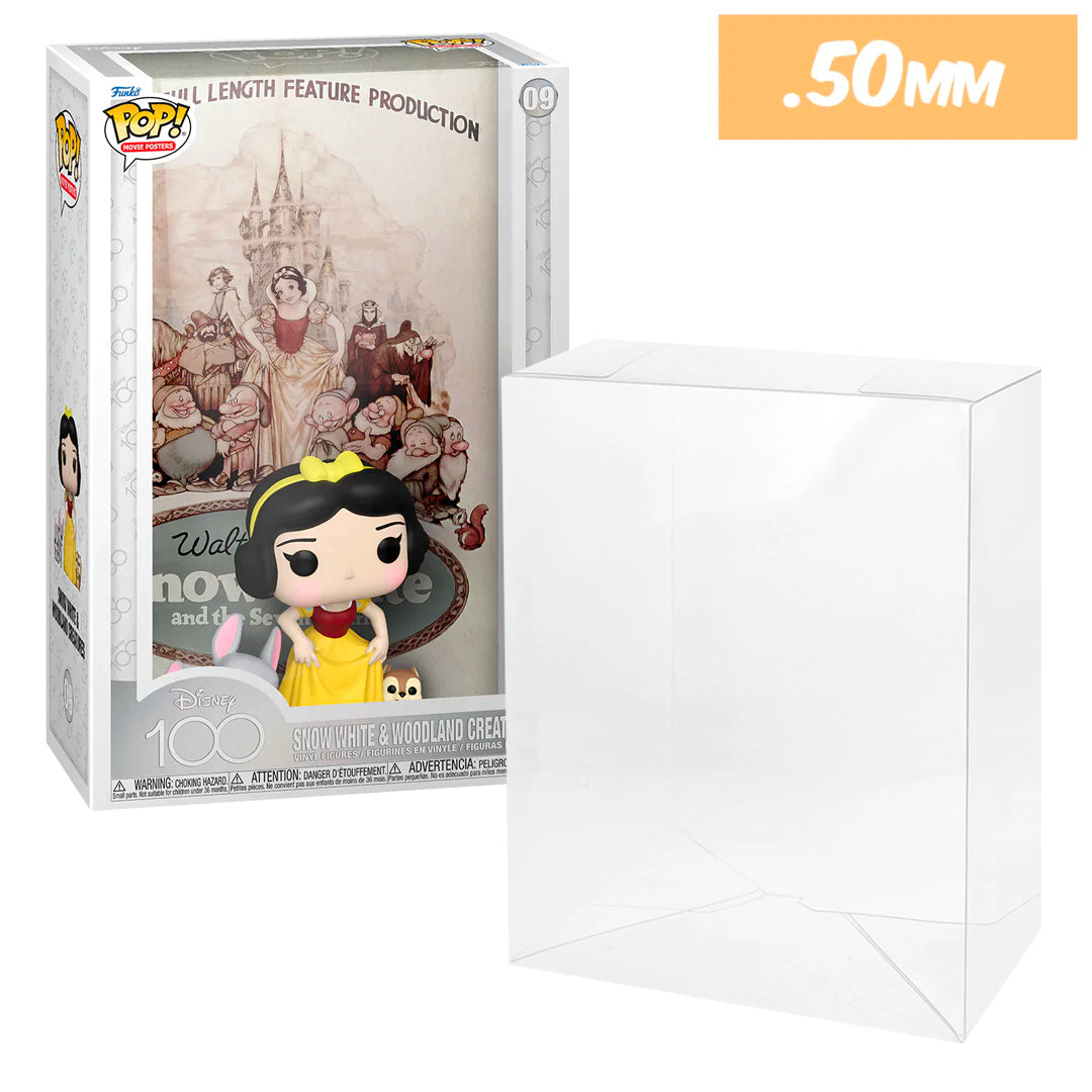pop movie posters snow white best funko pop protectors thick strong uv scratch flat top stack vinyl display geek plastic shield vaulted eco armor fits collect protect display case kollector protector