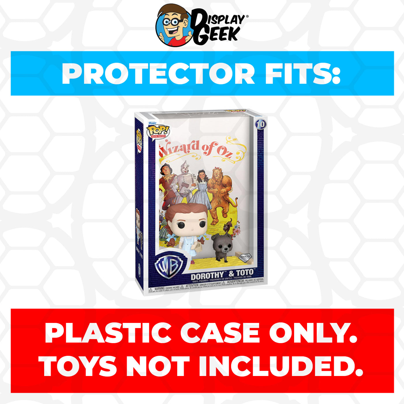 Pop Protector for Dorothy & Toto #10 Funko Pop Movie Posters on The Protector Guide App by Display Geek