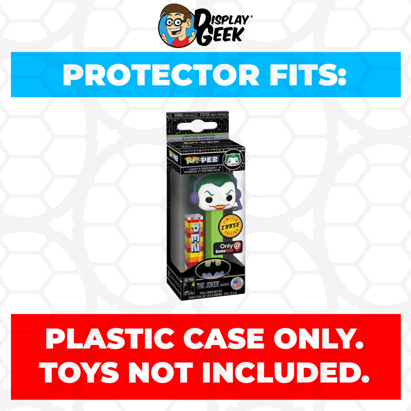 Pop Protector for The Joker Gamer Chase Funko Pop Pez on The Protector Guide App by Display Geek
