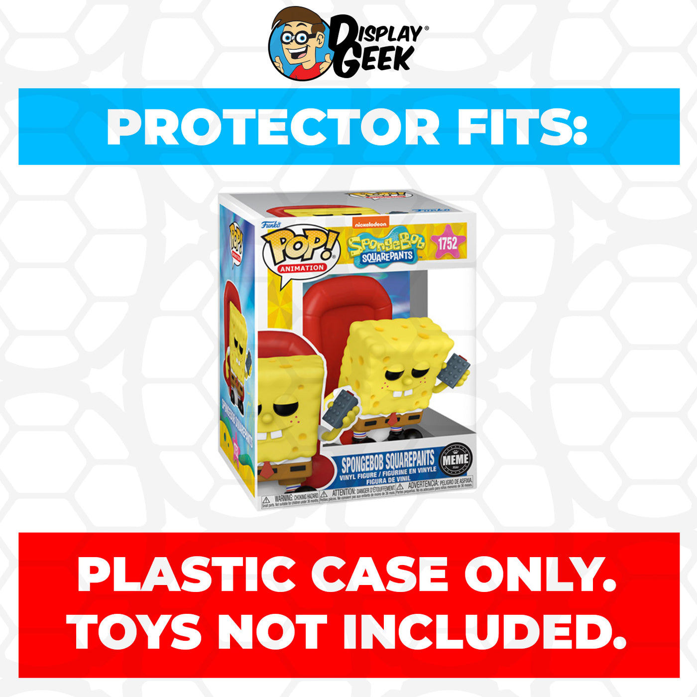 Pop Protector for Spongebob Squarepants Meme #1752 Funko Pop Premium on The Protector Guide App by Display Geek and Kollector Protector