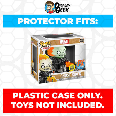 Pop Protector for Ghost Rider Motorcycle Glow #33 Funko Pop Rides on The Protector Guide App by Display Geek