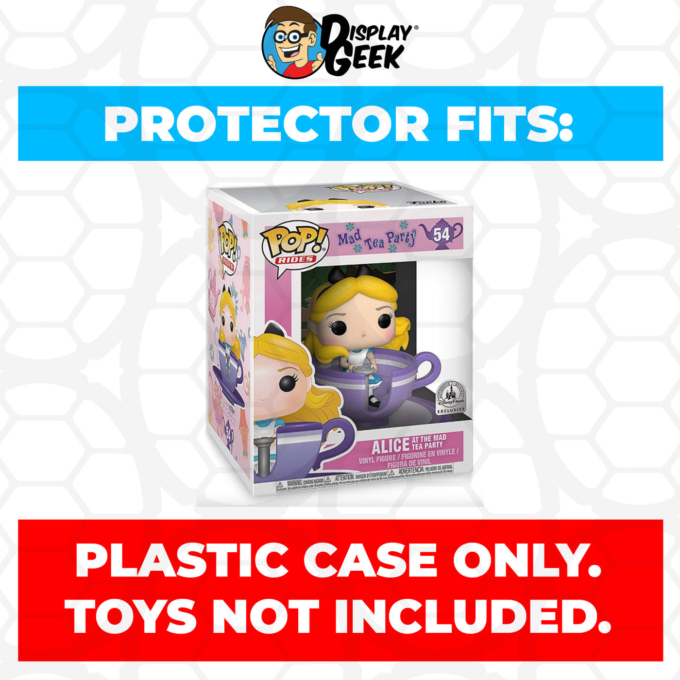 Pop Protector for Alice at the Mad Tea Party #54 Funko Pop Rides on The Protector Guide App by Display Geek
