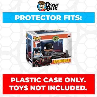 Pop Protector for Batmobile Black #01 Funko Pop Rides on The Protector Guide App by Display Geek